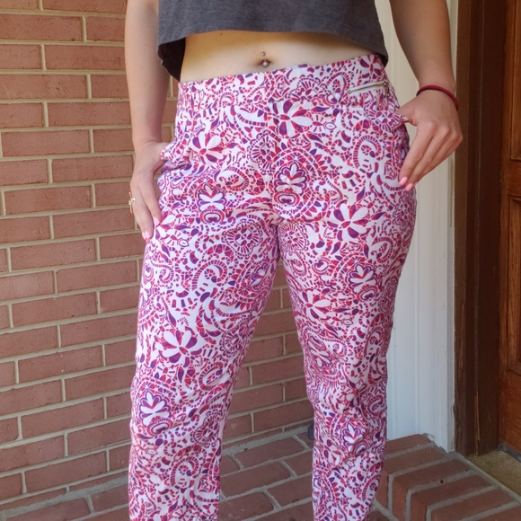 Colorful statement work capris - Picture 5 of 13